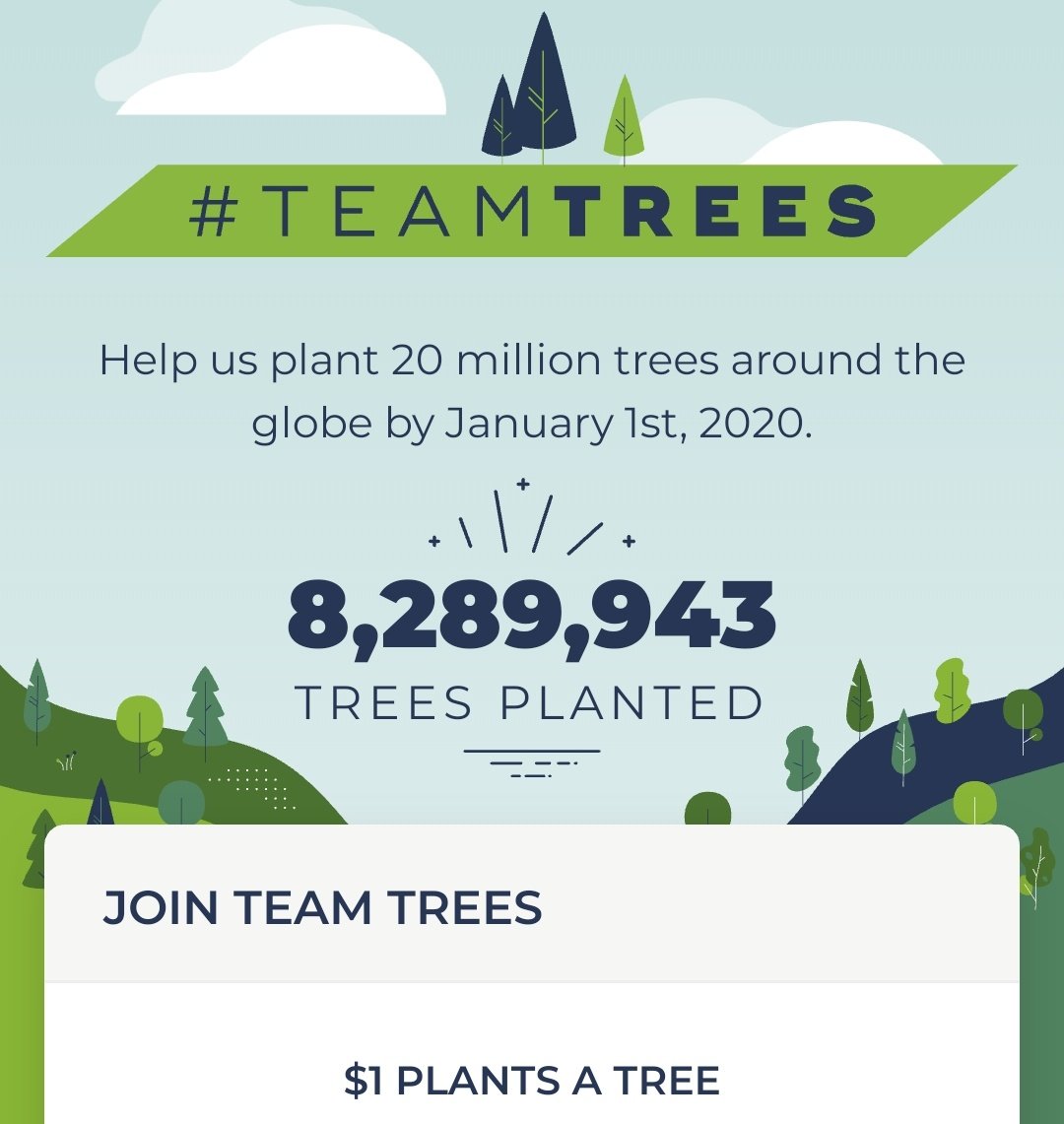 vignettevhs's tweet image. this makes me so happy, in just 5 days 😭😭 #teamtree