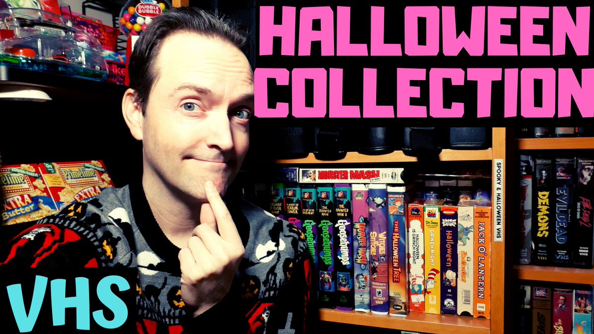 Halloween VHS Collection! Horror! Family Friendly! youtu.be/8sN0kgFB664
.
Subscribe to my YouTube channel for VHS Hauls, VHS &amp; Bluray Collection Updates and Horror Reviews!
.
#halloween2019 #halloweenvhs #halloween #halloweenvideos #horrormovies #vhscollection #vhshorror