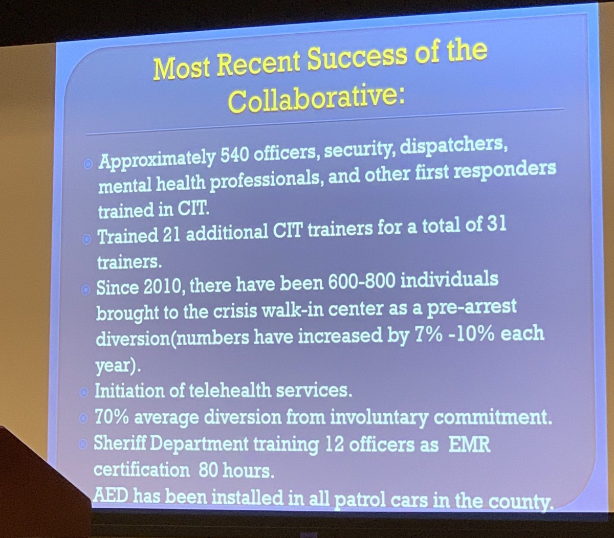 BHEconNetwork's tweet photo. Thank you to Madison County, TN Sheriff Mehr and Antoine Miller for presenting on your law enforcement-mental health collaboration. Their diversion results speak for themselves. @NationalCouncil @MO_CoalitionCBH @MOCIT4 @madisoncount https://t.co/33oMys81c5