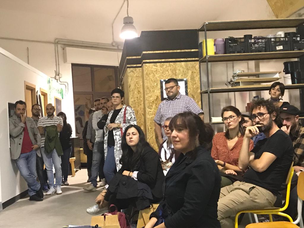 PugliaCreativa's tweet photo. The creatives share their experiences during the #roadshow in #Taranto: business culture is the key word to help young creative people grow up. In Taranto there is so much to work on this.
#createopportunities #training #ammostro #localatelier https://t.co/DniYoXf27R