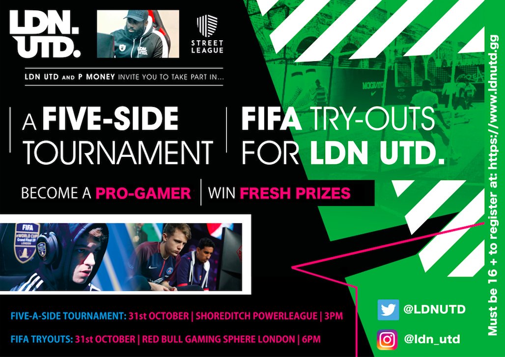 skuteapp
Super pumped 👊 <a href="/skuteapp/">Skute</a> getting involved in this epic grass roots to pro @fifa20off event hosted by <a href="/LDNUTD/">LDN UTD</a> &amp; <a href="/KingPMoney/">P Money</a> 🙏 Game On 🎮 #connectthemerch #connectthefan #thealternativenetwork #fifa20 <a href="/ChipotleUK/">Chipotle UK</a> @lowcostglasses1 @DLAPiperEmp <a href="/1080mediaTV/">1080mediaTV</a> <a href="/StreetLeague/">Street League Skateboarding</a>