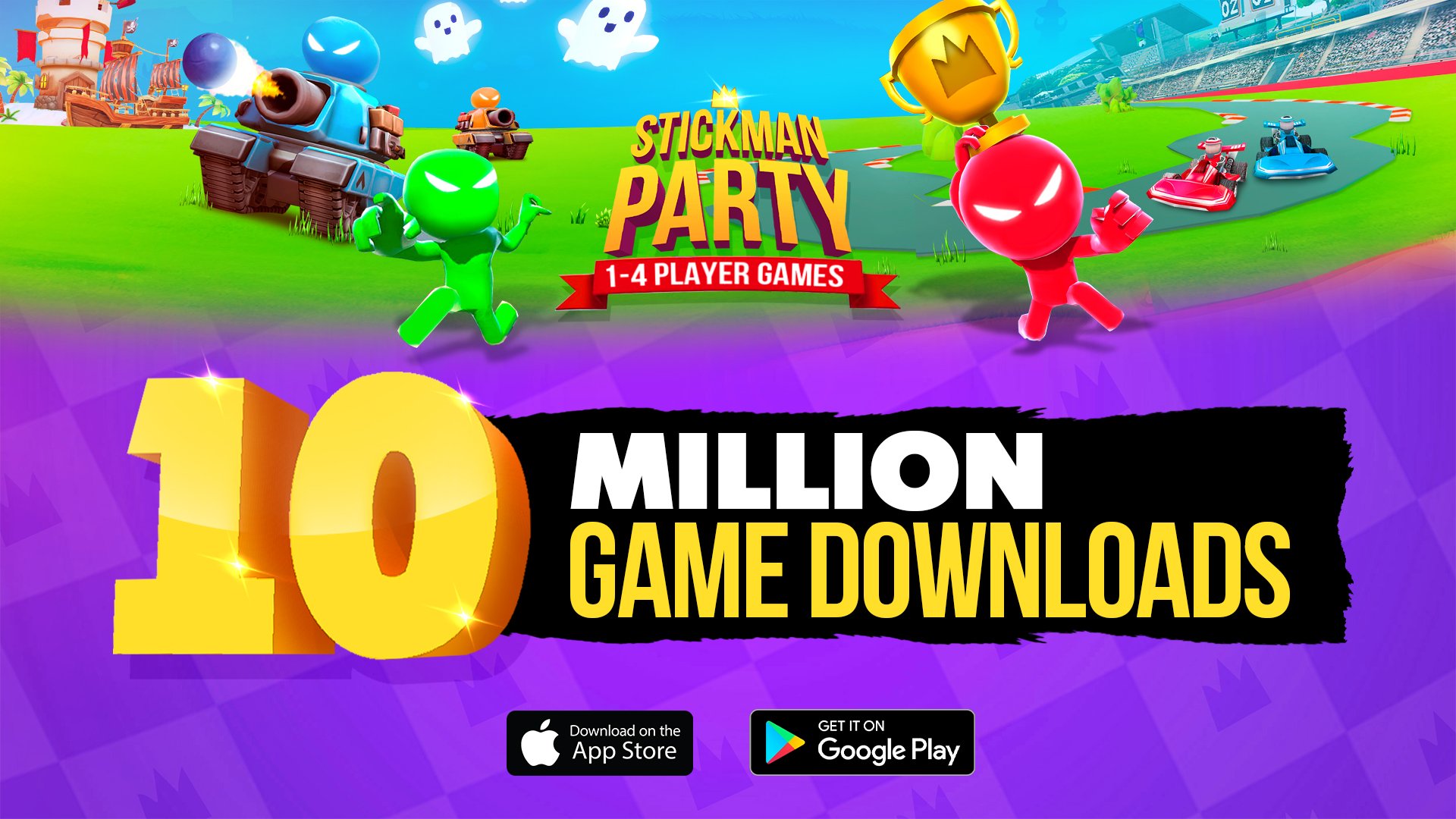 Download & Play Stickman Party: 1 2 3 4 Player Games Free on PC