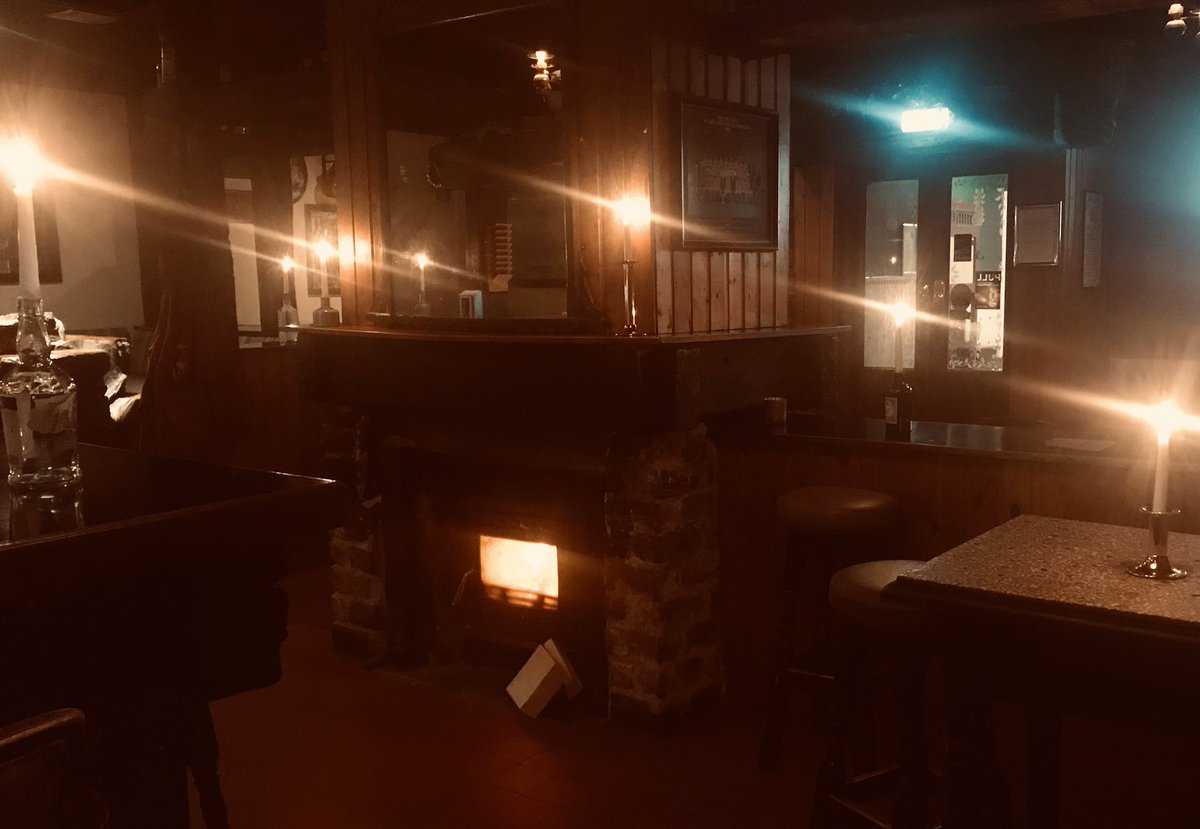 Garryvoehotel's tweet photo. It’s been a day when the mist and wind never left, The Cave Bar, no better place on a night like this. #keepthefiregoing #garryvoe https://t.co/866i9HNDo2