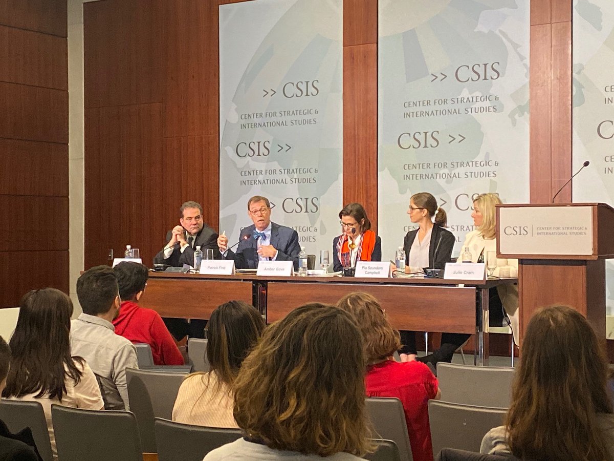 #CSISLive Our panel experts all agree that education is a core element in humanitarian response. #ChevronForum #SDG4