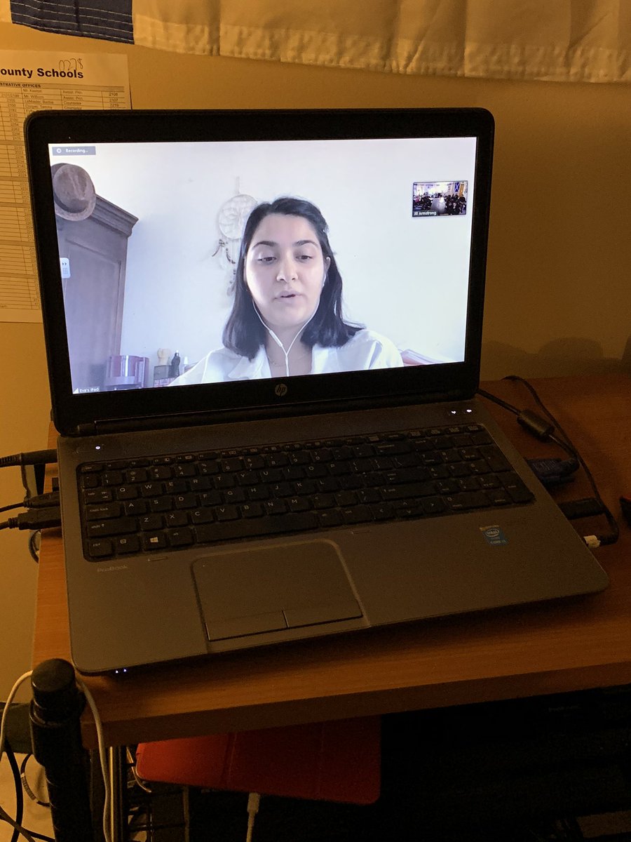 DrJillArmstrong's tweet photo. Another great chat with Eva courtesy of @NaTakallam! @AspireKy @KEDC1 #GOALEd @KentuckyPower #GCMusketeerWay https://t.co/DErEBA0WUE