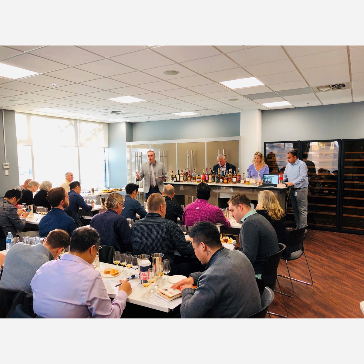 Our very own Spirit Ambassador James Bornn leading a BCLS PC tasting on the fantastic 2019 premium spirits being released this weekend!

More info: ow.ly/xnSK50wXB0R 

#BCPremiumSpiritRelease #Nov2 #CompassBox #Michters #GlenAllachie #Wolfburn #TheEnglishWhisky
Read Less