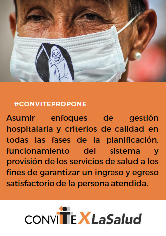 conviteac's tweet photo. El sistema de salud en Venezuela debe velar no solo por el adecuado acceso a los servicios de salud, sino también por la satisfacción de cada persona que es dada de alta, el sistema no puede ser un derivador  #ConvitePropone https://t.co/DiyJXSx4fP
