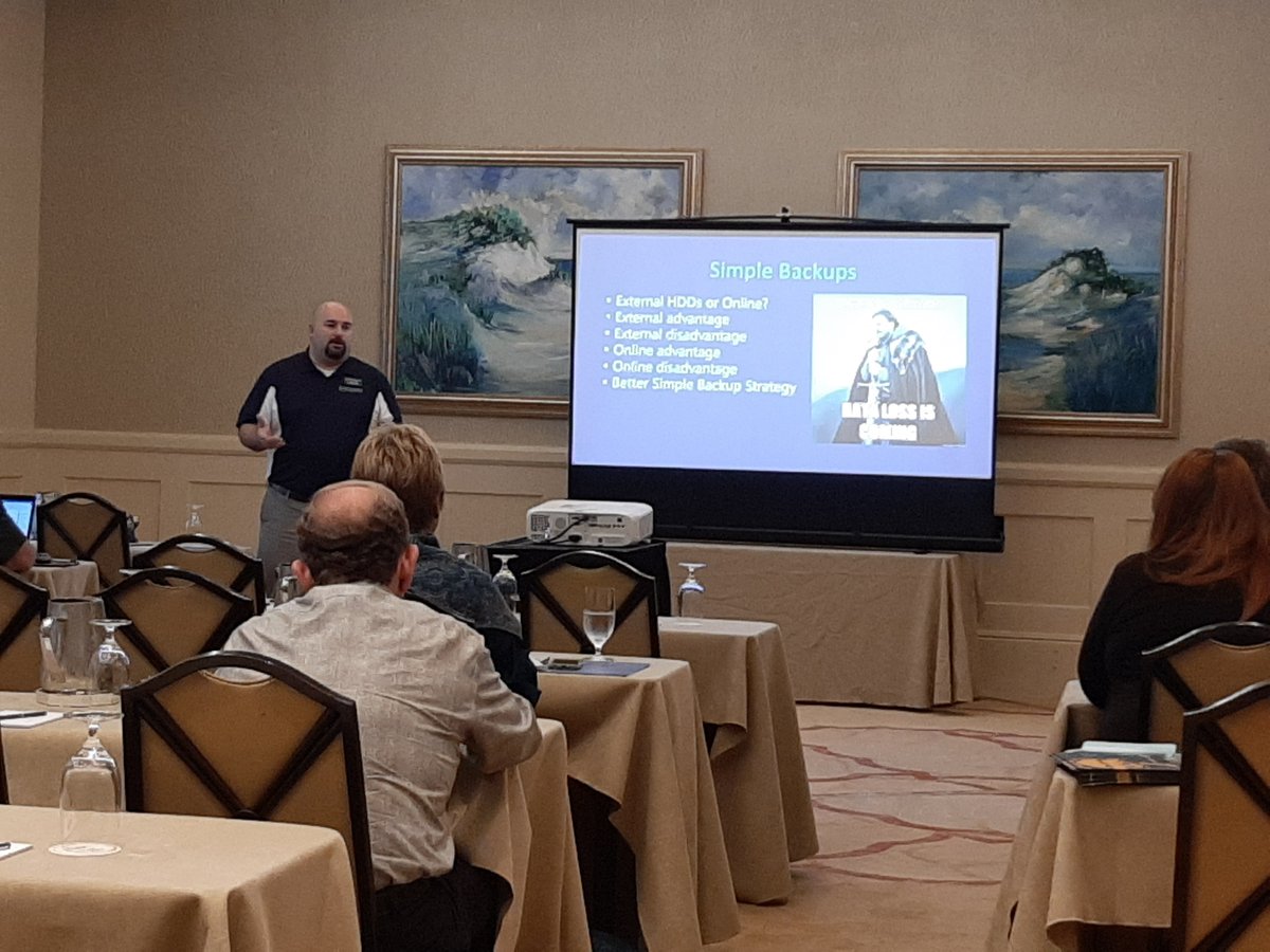 OneOkaloosa's tweet photo. Jason Monroe, Senior Solutions Consultant @BitWizards discussing the many ways to protect your data and network @DestinChamber BizTech Summit. The EDC is proud to call Bit-Wizards a partner! #siliconbeach #TeCMEN https://t.co/IAEDcyo0iT