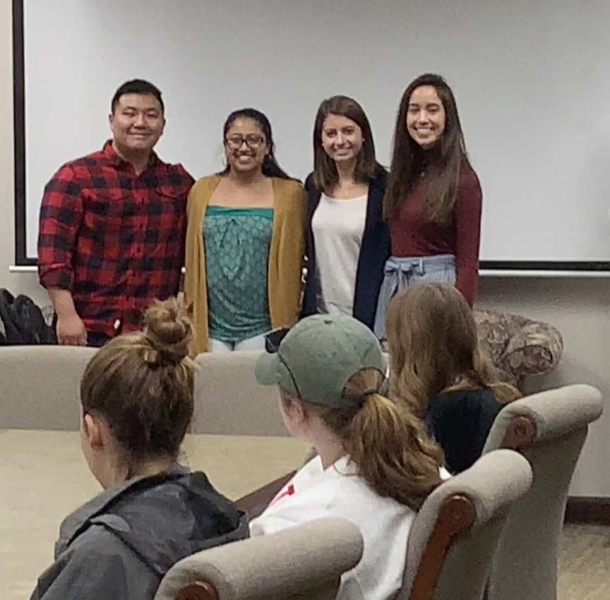 MiamiOH_PW's tweet photo. Thank you to Ashaali Divekar, Elizabeth Fulco, Delaney Heisterkamp, and Junho Moon who shared their internship experiences and offered useful advice for PW majors looking for internships. Thanks also to everyone who attended the event and discussed ways to leverage PW skills! https://t.co/eyRFm27ELA
