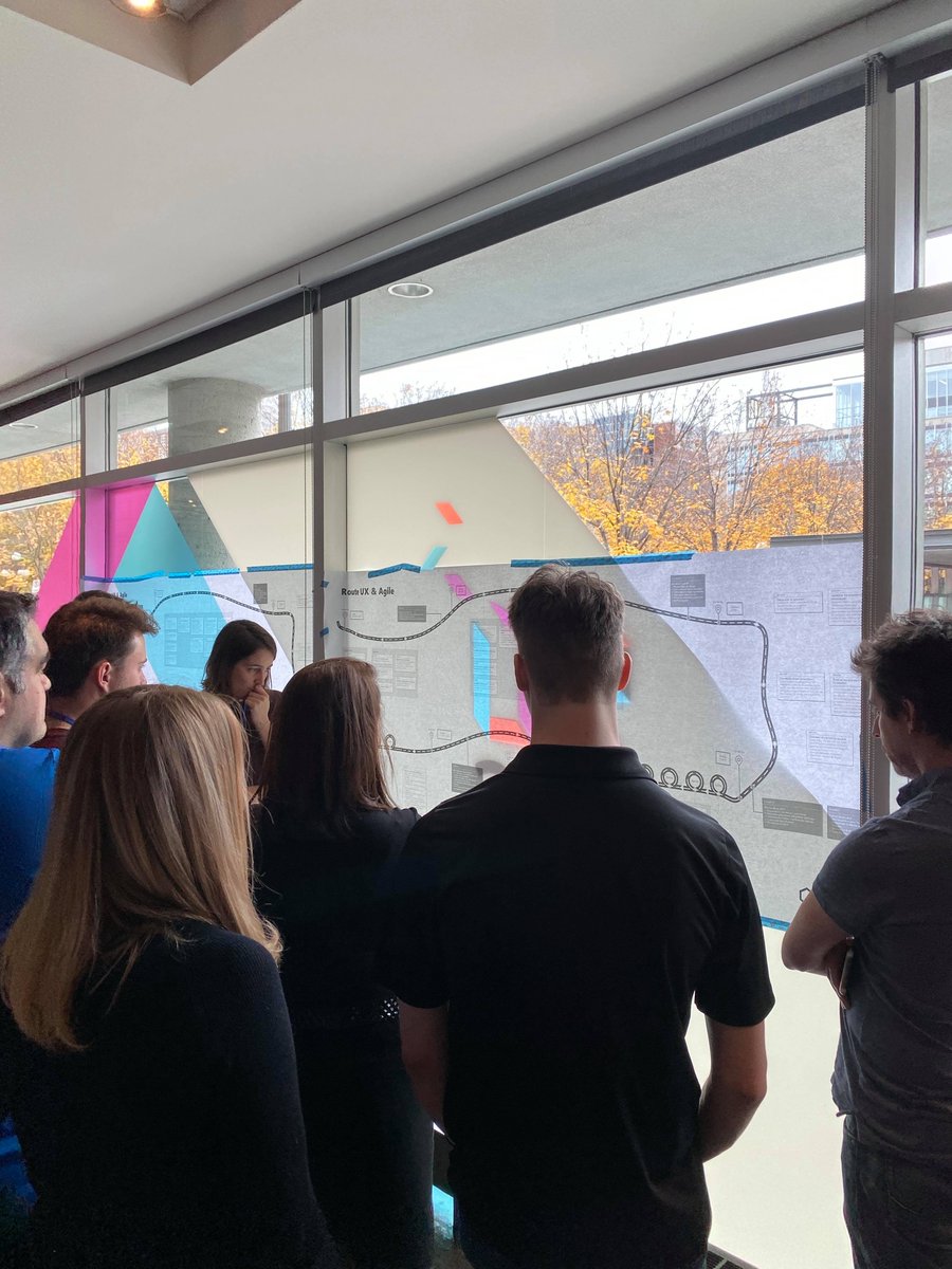 Sortir de sa tête, c'est exactement ce qui se passe dans l'atelier de <a href="/loicnunez/">Loic Nunez</a> de <a href="/DesjardinsCoop/">Desjardins</a>. La mise en place d’une démarche #UX bout en bout qui s’inscrit dans un cycle de développement #Agile va bon train! #JUX19