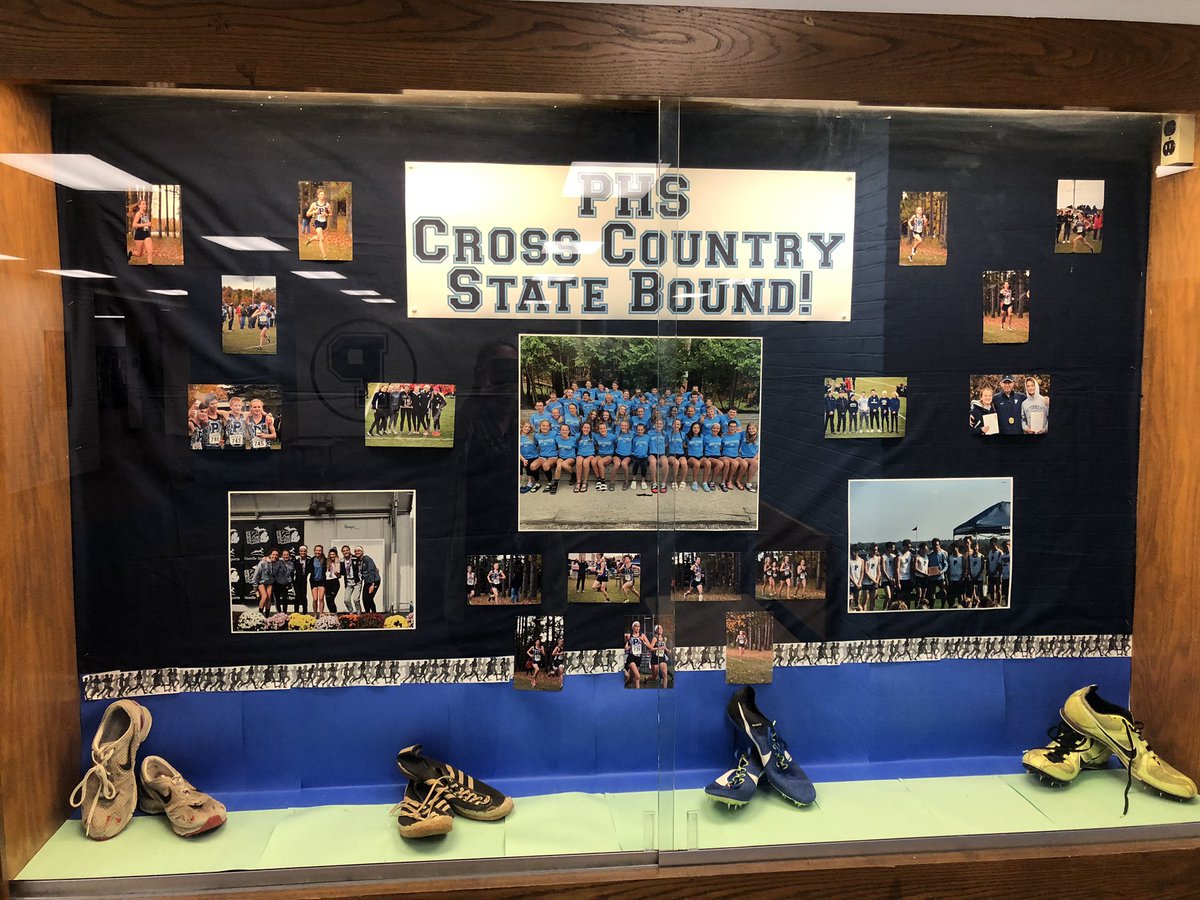 PHSgamble's tweet photo. Awesome new display in the pit. Good luck on Saturday to the cross country teams! https://t.co/v75PFHT8g4