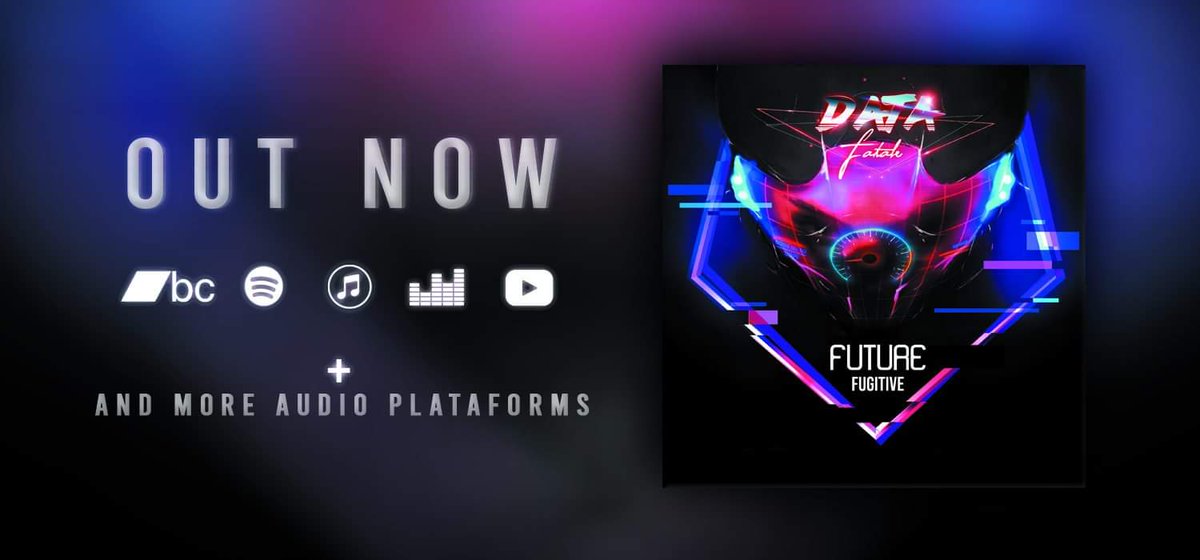 DataFatale's tweet photo. IS OUT NOW!
Future Fugitive is available in:
Bandcamp: https://t.co/cozhRGc02e
Spotify: https://t.co/uWMMBzmrjM
and more audio plataforms ;)
https://t.co/f6P6aezirx
#synthfam #synthwave #synthpop 
#datafatale #futurefugitive https://t.co/iARqN1APOd