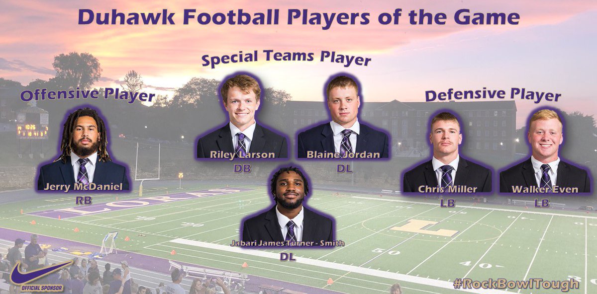Week Eight Players of the Game! #RockBowlTough #FightInTheShade
