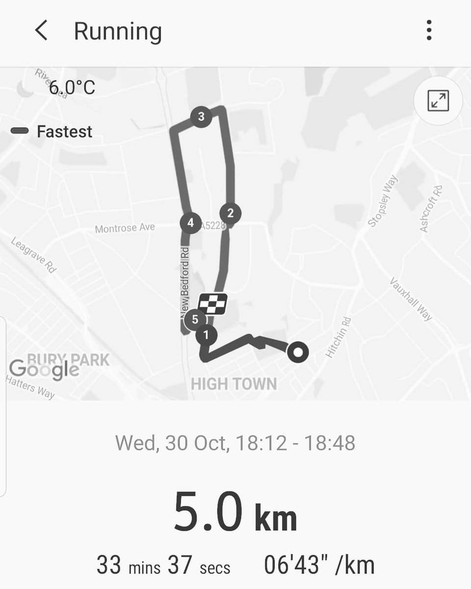 S_eastwood's tweet photo. Another 5km and another PB. 1 min 12 secs off last PB. Now under 34 minutes! More than 10 minutes off my first ever 5km. #RunningMan #runningcommentry https://t.co/AjpAhNYwSc