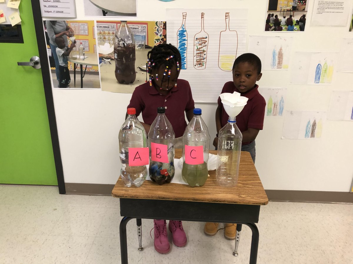 PBS_Atlanta's tweet photo. First graders at @Thomasville_HES shared about the basic needs of plants and animals at the #ProjectBasedLearning Showcase. They taught ways to reduce plastic that pollutes land and water spaces, preventing plants and animals from getting their essential needs. #chooseTHES https://t.co/dwaOT6n5IG