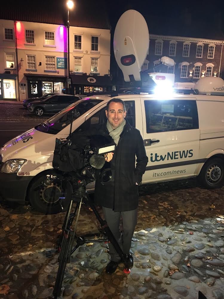 Did my first live on <a href="/itvtynetees/">ITV News Tyne Tees</a> tonight. And first time reporting from Yarm #GE2019