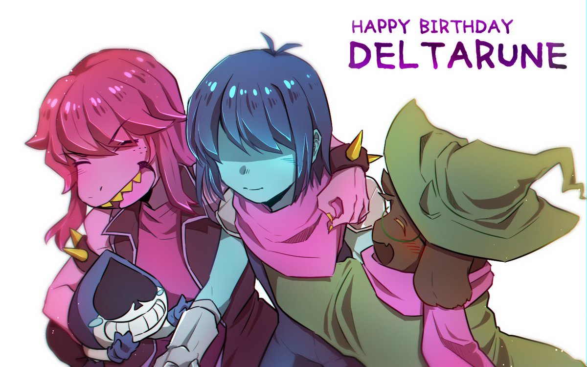 お め で と う だ---..#deltarune #HappyBirthdayDeltarune.