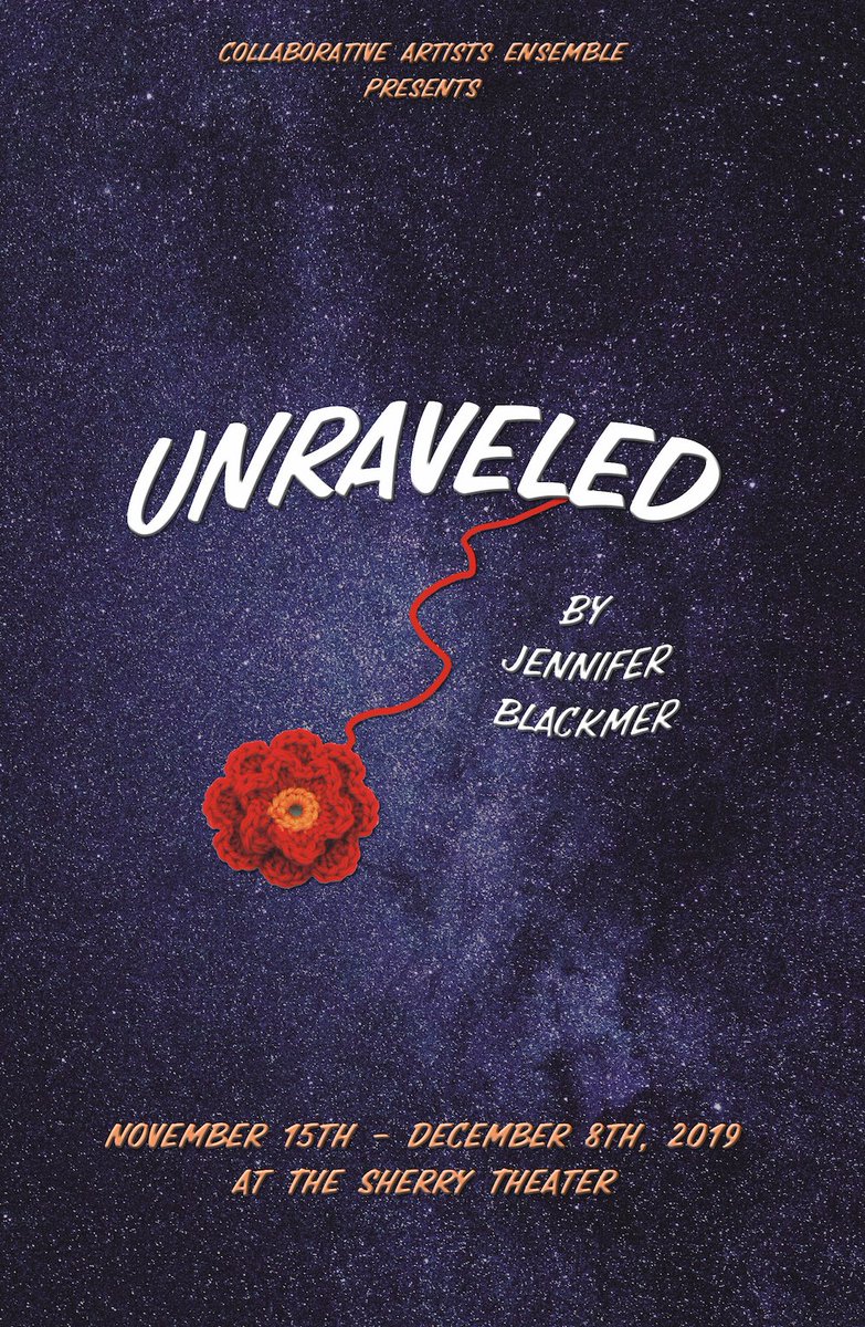 "Unraveled" 
Nov. 15-Dec. 8 <a href="/collaborativear/">Collaborative Artist</a> <a href="/SherryTheater/">The Sherry Theater</a> 
Joy is a professor of physics and
philosophy, who has spent her life exploring theories of space and time. None of that has prepared her for the reality of watching cancer unravel her mother... 
nohoartsdistrict.com/theatre/the-sh…