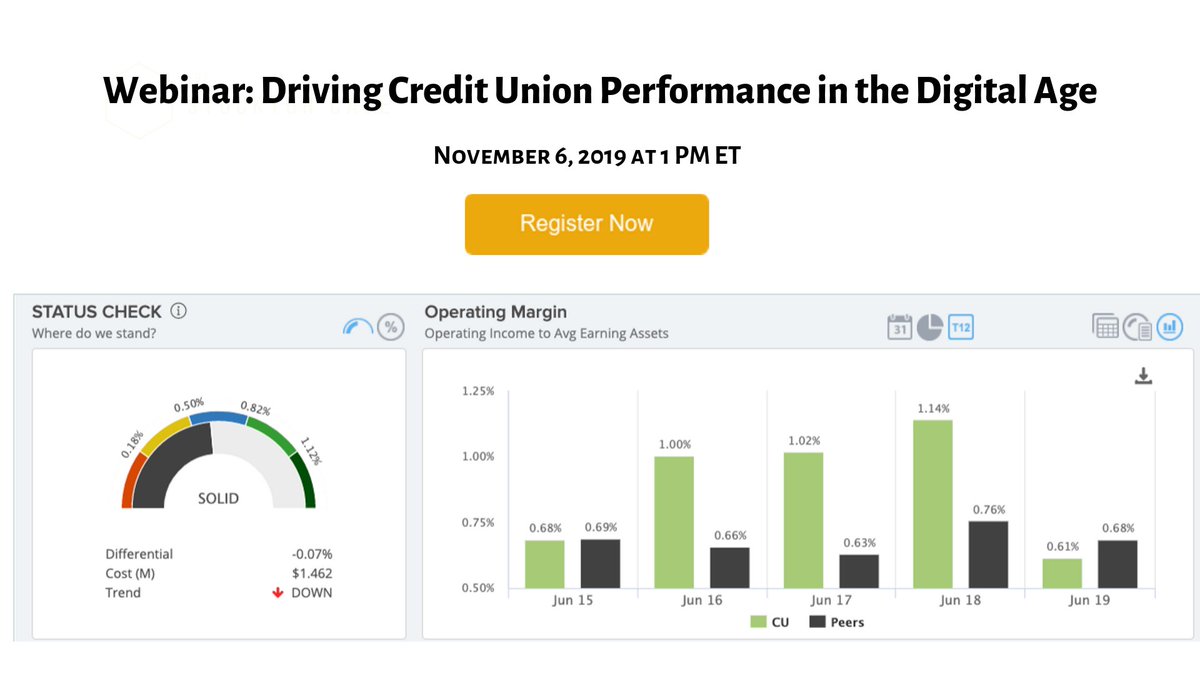 Join <a href="/msieve/">Mark Sievewright</a> and the <a href="/FINavigator/">FI Navigator</a> teams next week as we will be hosting a webinar for #creditunion executives entitled, Driving Credit Union Performance in the Digital Age on 11/6 at 1PM ET. Learn more and register:  ow.ly/ukvJ50wMXlf