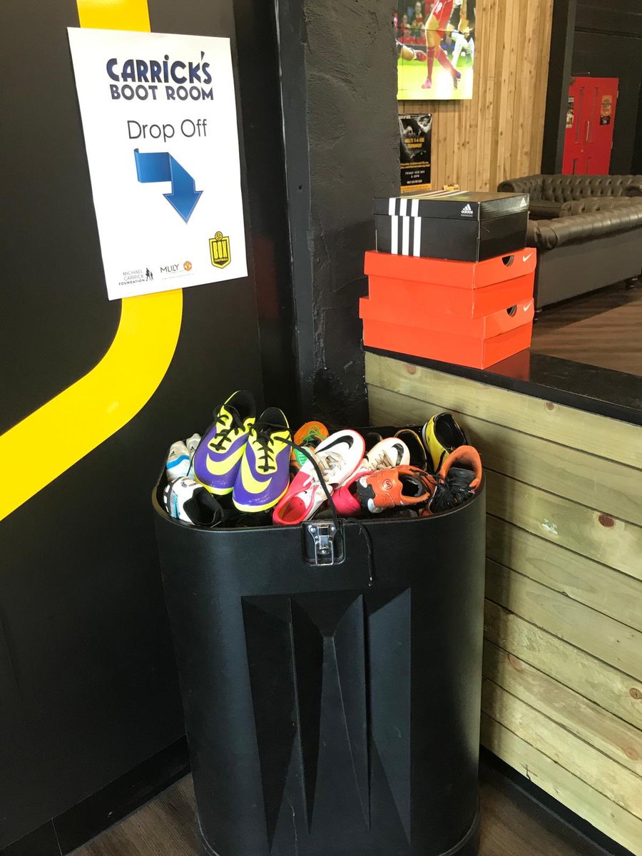 _MCFoundation's tweet photo. “For some, it was the first pair of boots they’d ever had. Children needed convincing that the boots were for them to keep, as one boy remarked, forever?” 💫Every child deserves the right to play the game they love in correctly fitting and safe footwear! ⚽️👟#carricksbootroom https://t.co/iIbD5Jww8L
