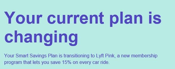 #Lyft is killing my 25% #smartsavingsplan and replaces it with 15% and calls it an improvement ? Well, back to @Uber The way @lyft @AskLyft @lyftdesignteam is trying to fool their customer is unbelievable !!! Hopefully many users will change to Uber and vote with their money.