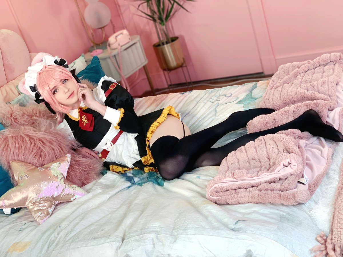 pics Astolfo Costume Twitter zach scuderi on twitter astolfo maid