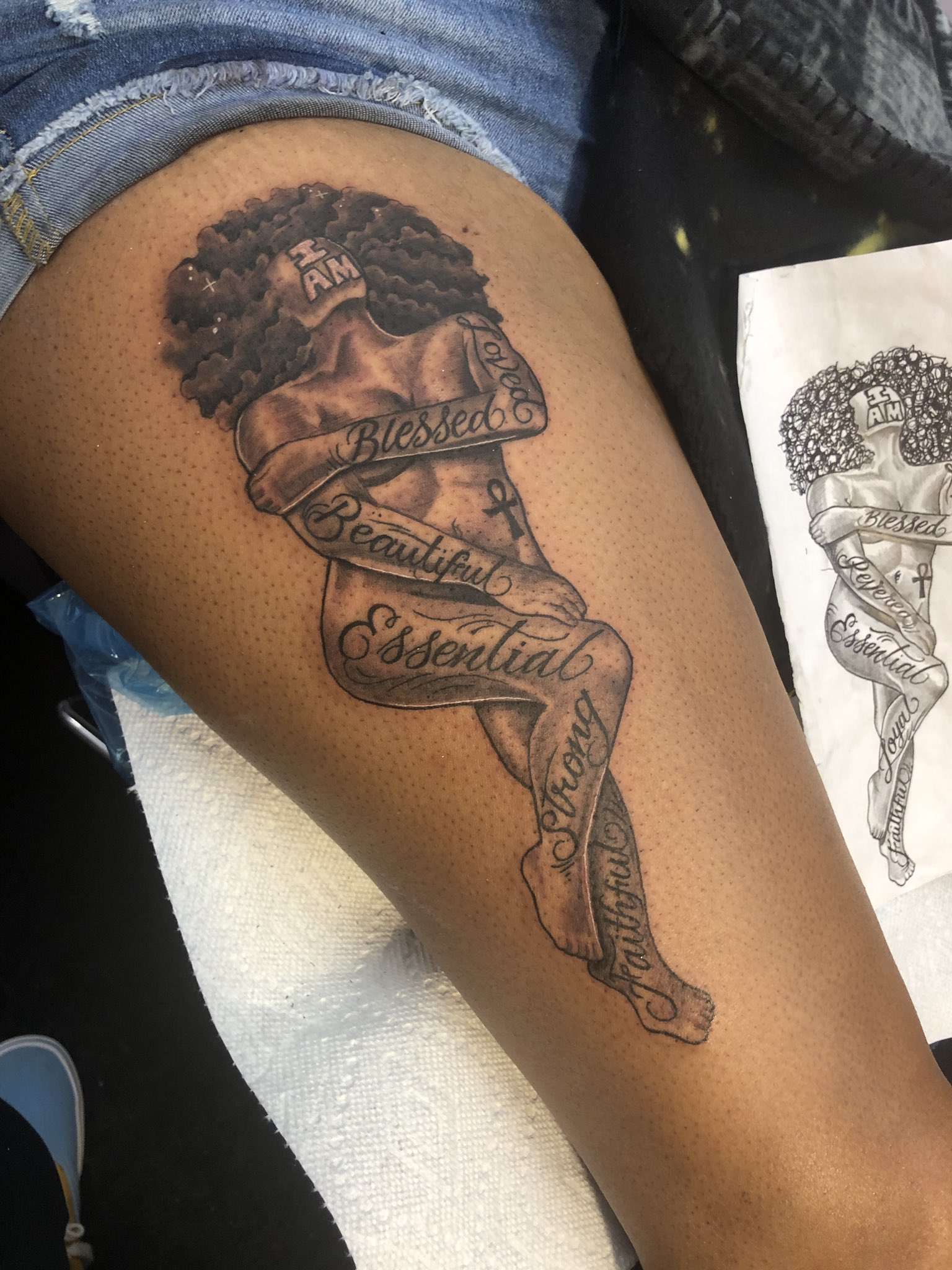 Aggregate 85+ thigh tattoos for black women latest - thtantai2