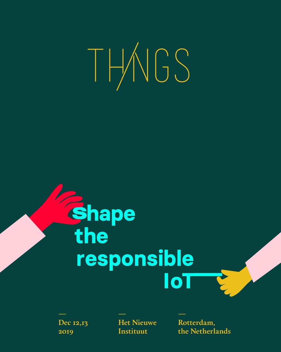 The Thingscon 2019 conference will take place 12, 13 December in Rotterdam. Come, meet the pioneers in responsible &amp; ethical tech and shape the future with us!  thingscon.org/thingscon-2019… #responsibleiot
