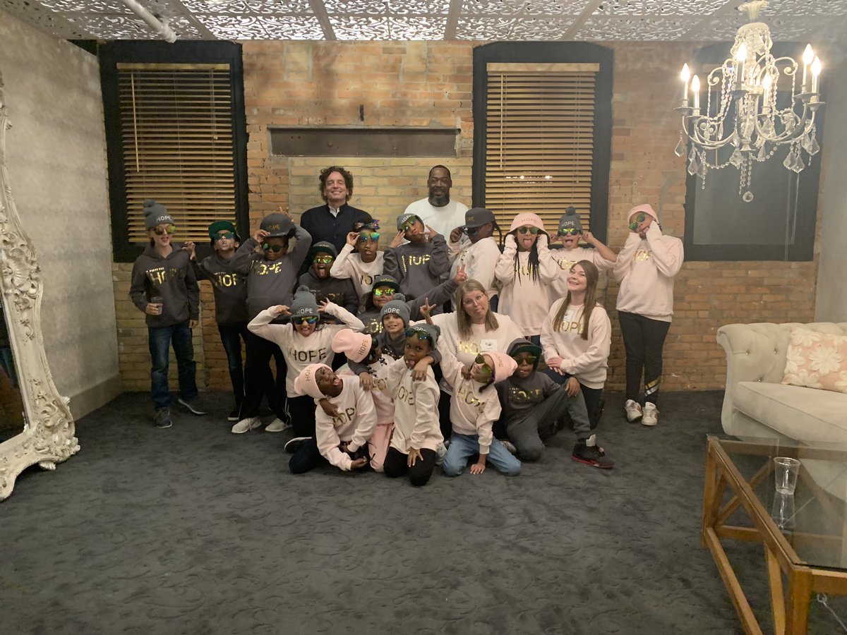 So happy to be involved in a fund raiser for hope in Minneapolis - these young artists help me remember how important helping others is for  us all....