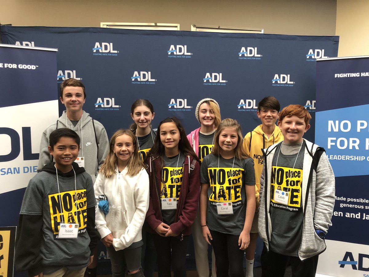 Empowering day spent with our student leaders at the No Place for Hate conference sponsored by the ADL. #powayunified #ADL_SD #ADL