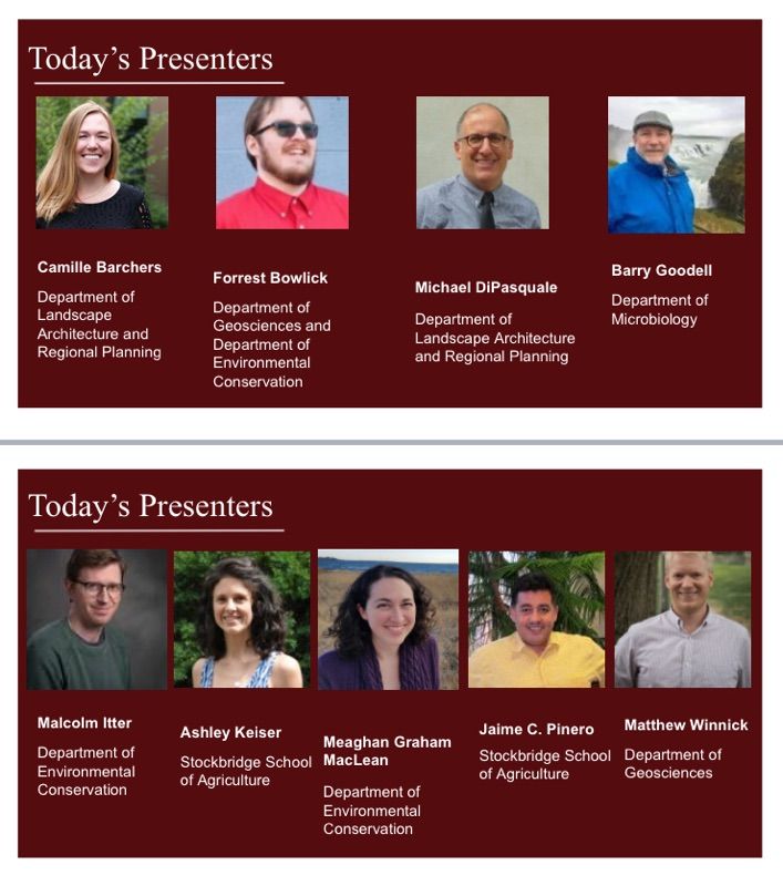 Join SES today for faculty lightning talks. We have a diverse group presenting on their research in sustainability. The event starts at 4pm Today in the ILC room S240