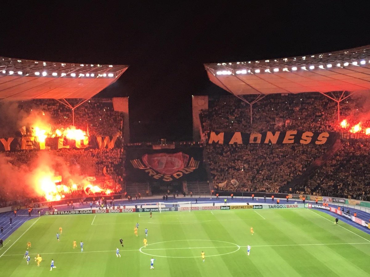 Matt Ford on X: #Dynamo #Dresden display vs 1860 #Munich yesterday. This  isn't Disneyland. This is the dark east. 1860 wishing they hadn't won 2-1  💀  / X