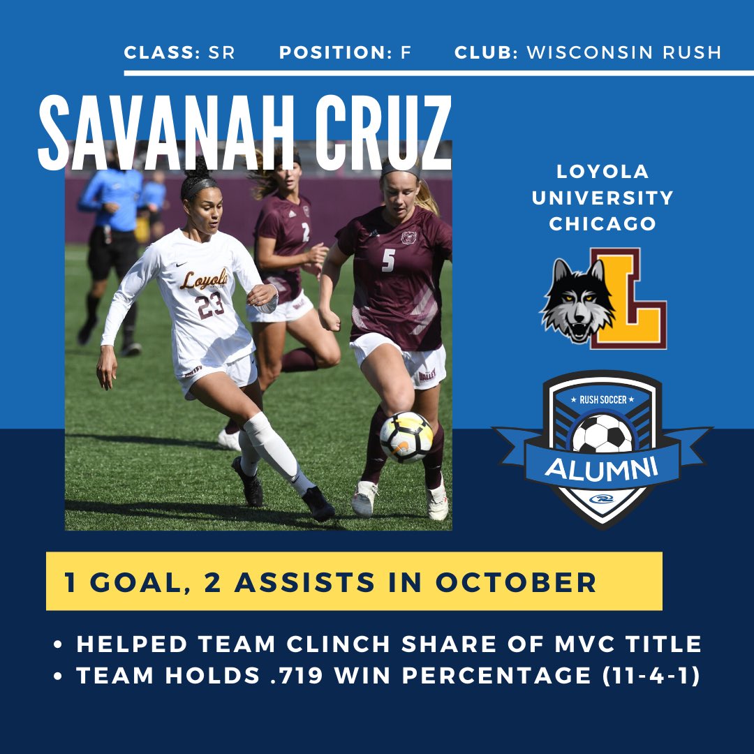 RushAlums's tweet image. 🔹Top 5️⃣
College Alumni Update 🔹
.
Our NCAA Division I October updates features our top 5️⃣ performing Alumni from the division 🔛🔥⚽️🎃 #RushtoberSoccer #RushAllTheWay
.
We always love seeing our Rush Soccer alumni succed!