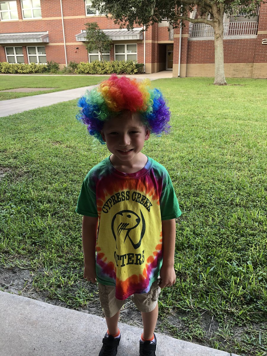 Crazy hair day!  We love celebrating kindness. <a href="/cypresscreekvcs/">Cypress Creek</a>
