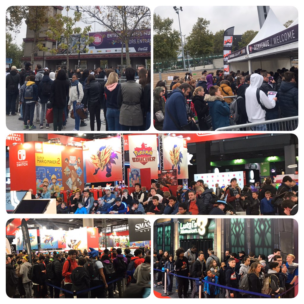 digimortale's tweet photo. Paris Games Week day 1! https://t.co/eLWa1nbr77