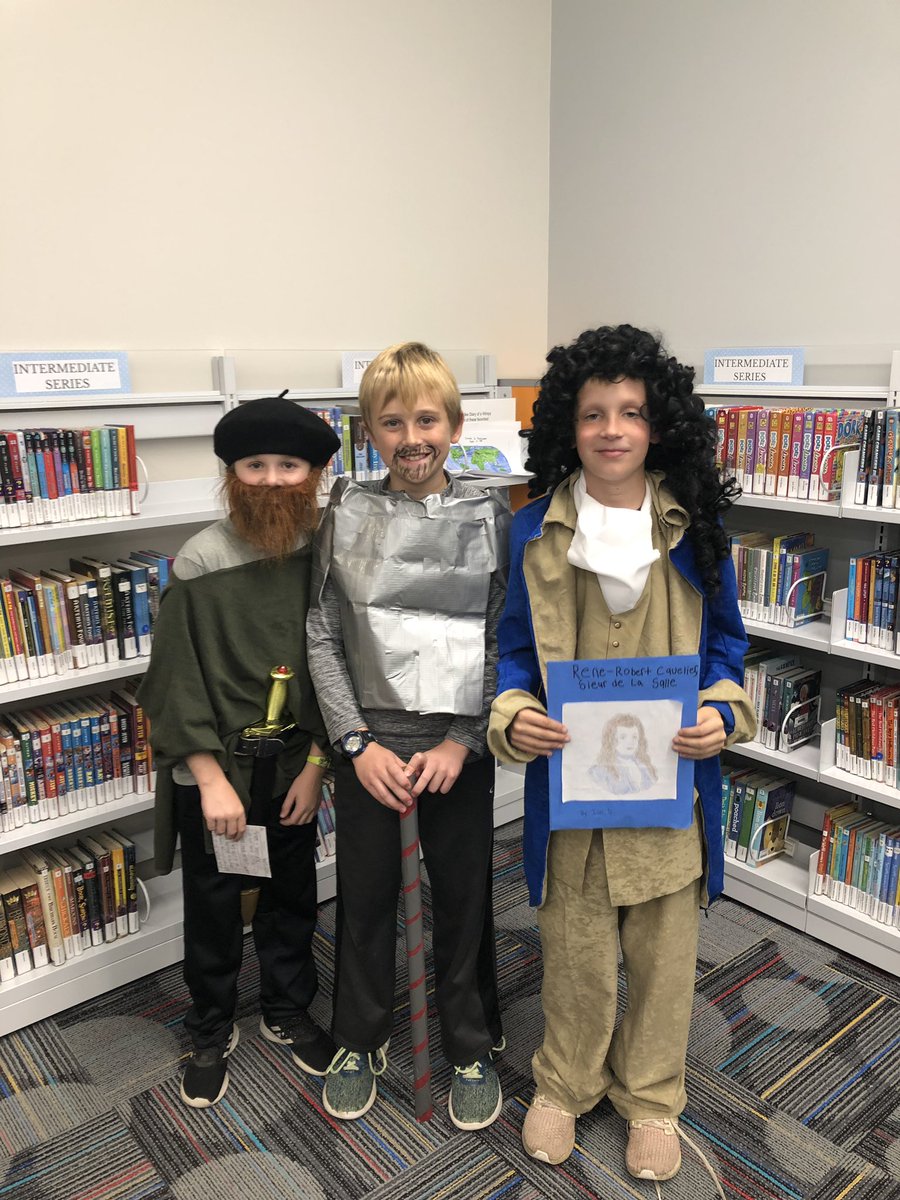 The fifth graders nailed their Explorer Wax Museum! What a creative and engaging way to show us all they learned! 👍🤗#CAWow <a href="/CarpenterD64/">CarpenterD64</a>