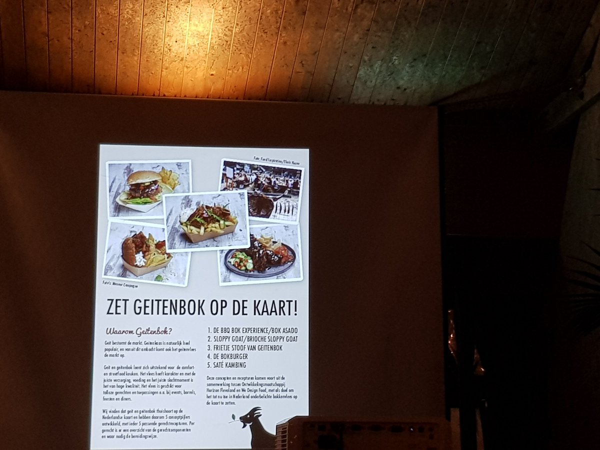 Heerlijke avond met Boktoberdiner bij Boerkok in Lelystad. Nieuwe foodconcepten met geitenbokvlees.