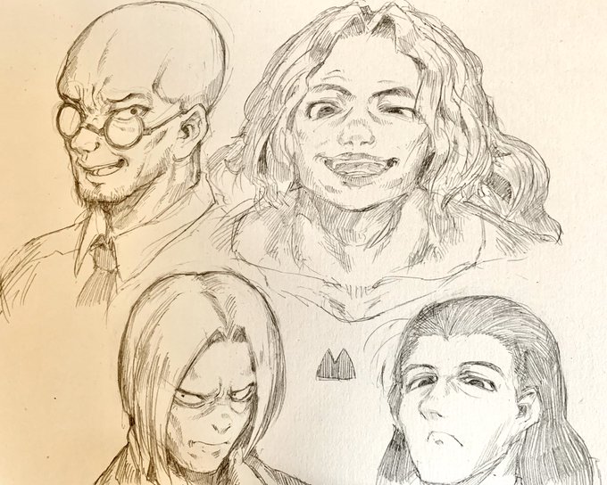 ブタのヒヅメ大作戦を見てた落書き 