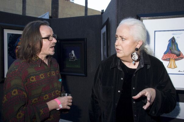 Happy BDay to Grace Slick, the first pop punk diva of the 1960 s. That s her cool art in the background. 