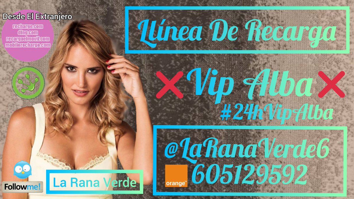 LaRana_Oficial_'s tweet image. Chic@s!! Necesito Recargas para expulsar a Alba!! Estamos cerca y tenemos que expulsarla mañana !!! Tenemos menos de 24h para conseguir llenar mi línea. NO PODEMOS PERDER ESTA OPORTUNIDAD. Entre todos podemos lograrlo

-Comprobantes a #24HVIPALBA 

#GHVIP31O 
#SomosLaAudiencia31O
