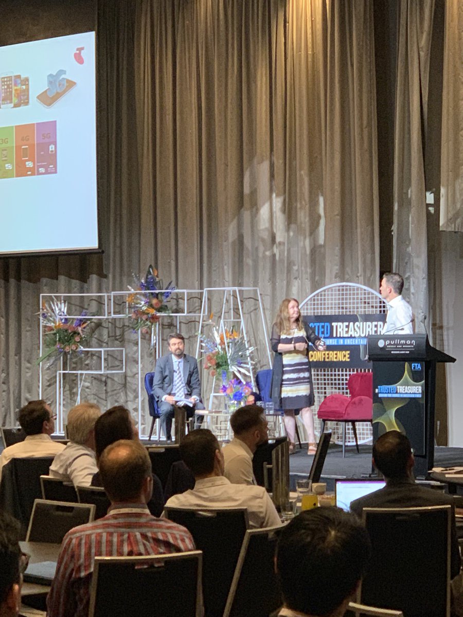 ACTATreasury's tweet photo. Find out how Telstra’s business and it’s Treasury unit has evolved, as we hear from Guy Wylie and Sue Bailey from Telstra #ftaconference #trustedtreasurer #treasuryconference https://t.co/dtTF9iDQrP