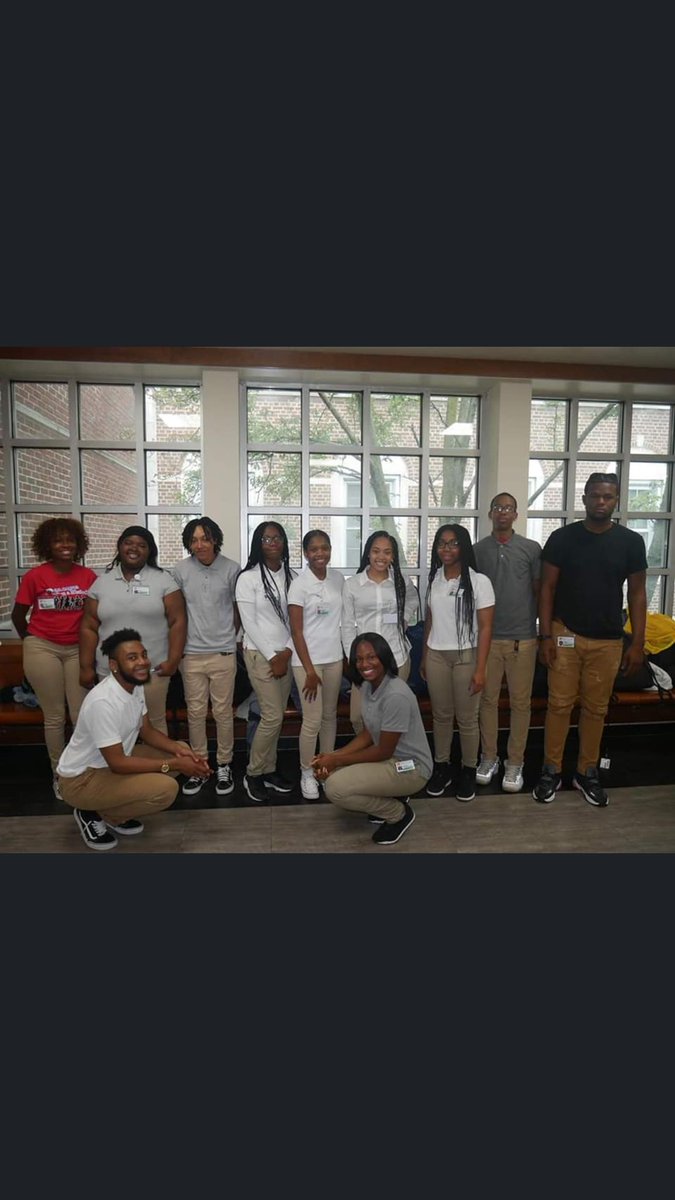 FriendsEast's tweet photo. It is official with a ribbon cutting ceremony, 11 students from East Orange Campus High School will shadow various hospital administrators and receive hands-on career experience in a six-month rotational program. #EOCHS https://t.co/CUgVWsiR7J