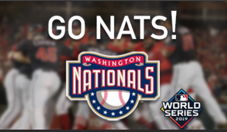 MaxiMaidsInc's tweet photo. Let's go NATS!
#BringItHome
#Game7 
#WorldSeries https://t.co/x0FsOH34Tu