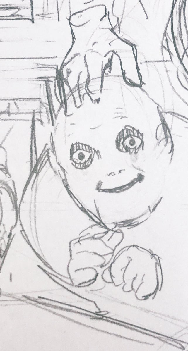 ハロウィンだからと思ってアダムス家かいてるけど、むりフェスター怖すぎて無理 