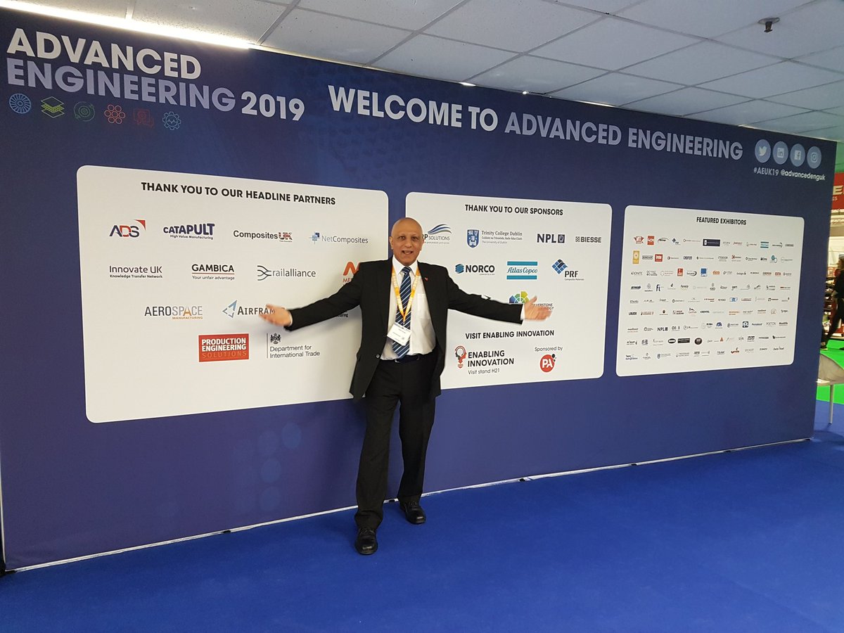 GlobalRamSingh's tweet photo. Brilliant Advanced Engineering Show at the NEC, Birmingham. Well done everyone. #AEUK19 @advancedenguk #AdvancedEngineering #nec #Birmingham #AeroEngineering #AutomotiveEngineering #CompositesEngineering #engineers #IET #IOM3 #BirminghamNEC #show #metals #plastics #3Dprinting https://t.co/6hvUNIIWCk