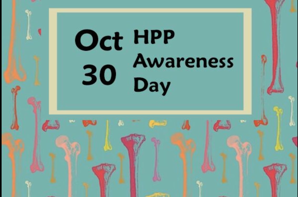 Let’s talk about some real bones this week... Happy HPP Awareness Day! #getinformed #knowthefacts #softbonescanada #HPP #hypophosphatasia