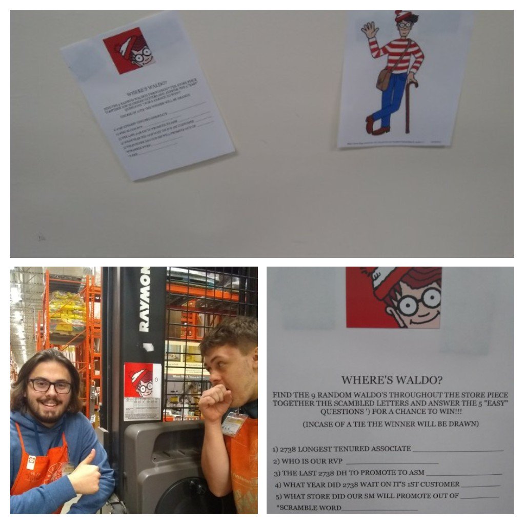 Where's Waldo??? No need to worry we found him hanging out at 2738!!! #MWspiritweekD245