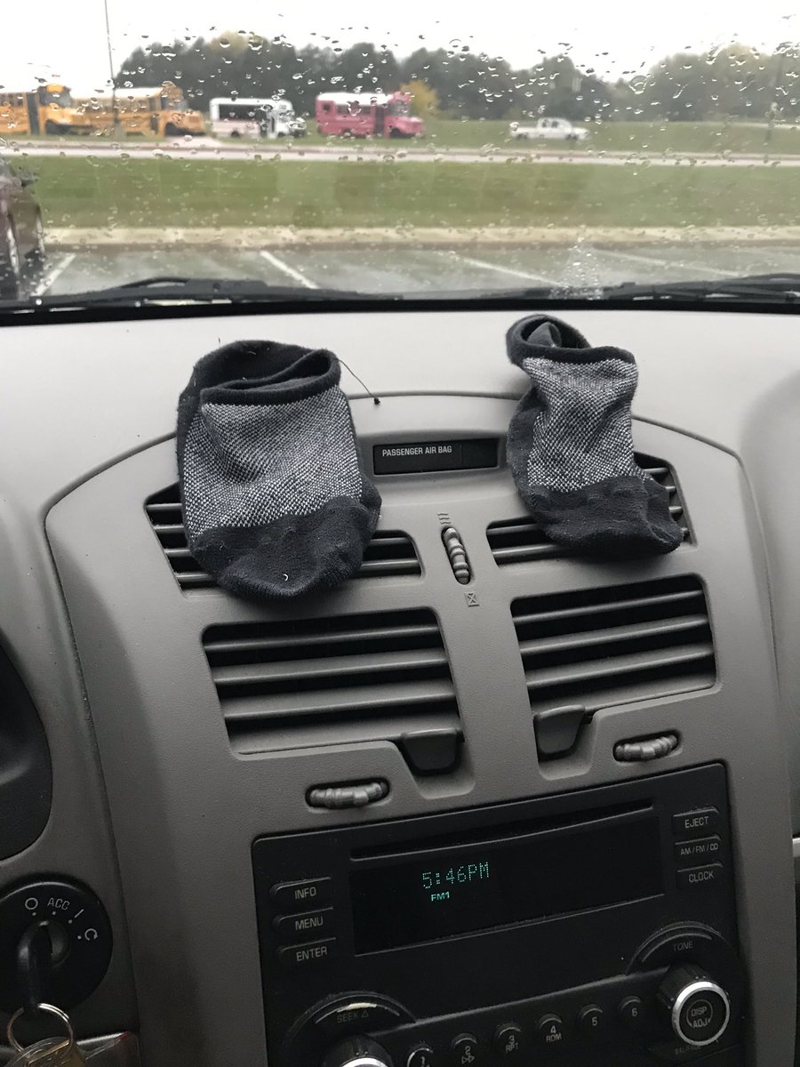 childsc20's tweet photo. When you go to district XC and it rains and then you have to drive 35 min away to watch Regional cheer after! 
#GoClarke https://t.co/MtsvaHFYZA