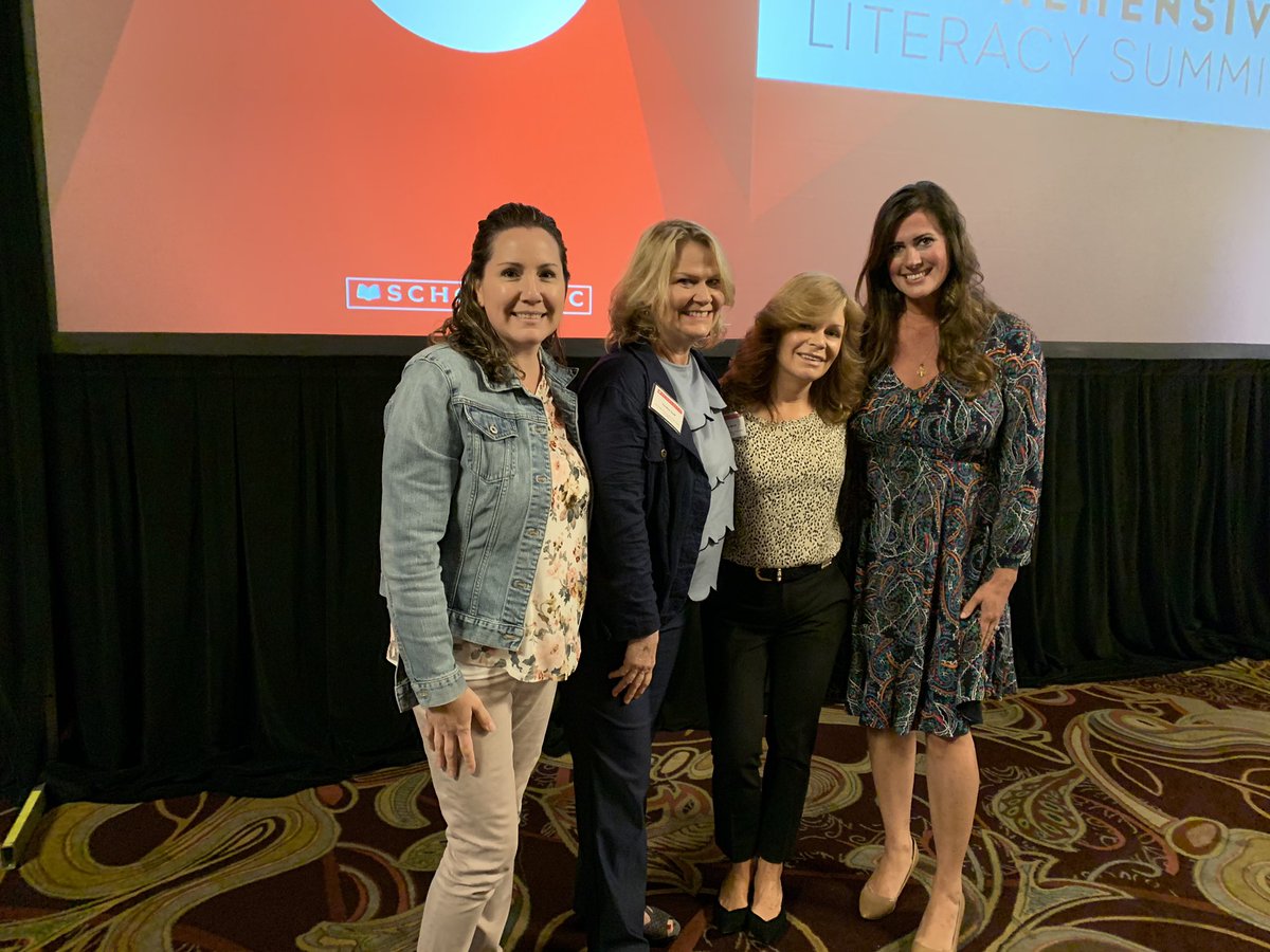 I had the privilege of attending the Scholastic Comprehensive Literacy Summit this week. It was an honor to learn alongside educators from around the nation and listen to inspiring authors like <a href="/pamallyn/">pamallyn</a> speak about inspiring kids to be super readers! <a href="/CherissaB/">Cherissa Kreider-Bec</a> <a href="/DawnMinutelli/">DawnMinutelli</a>