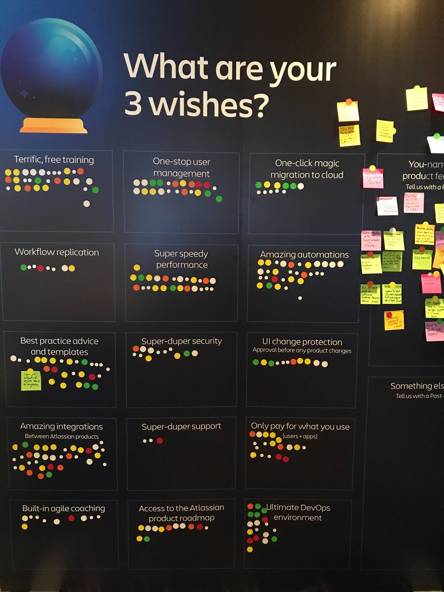 Jira's tweet image. What are your three wishes? #AtlassianOpen

Tell us, we&apos;re making decisions based off your answers!